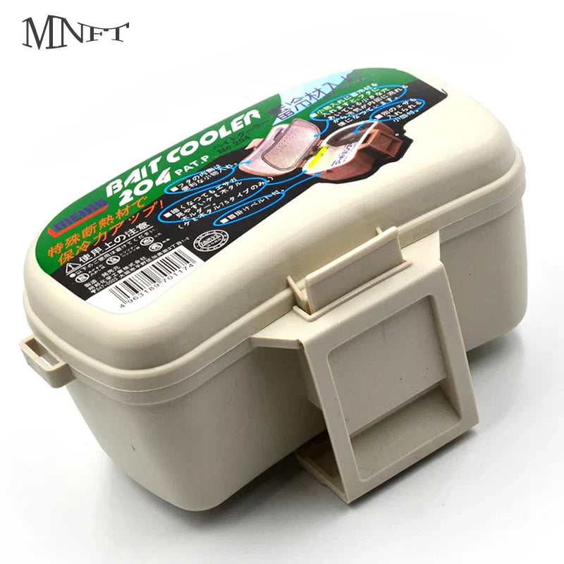 MNFT 1Pcs Plastic Fishing Box Fishing Live Baits