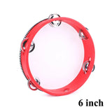 4/6/7/8/10 Inch Tambourine Drum Children Educational Tambourine Round