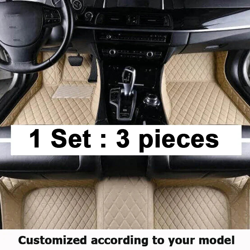 Custom Made Leather Car Floor Mats For Toyota
