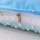 Pc Short Plush Baby Pillow Case Zipper Double-sided