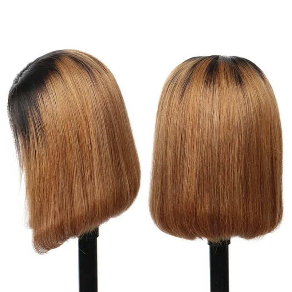 Short Bob Wig Ombre 1B/30 Bob Straight Highlight