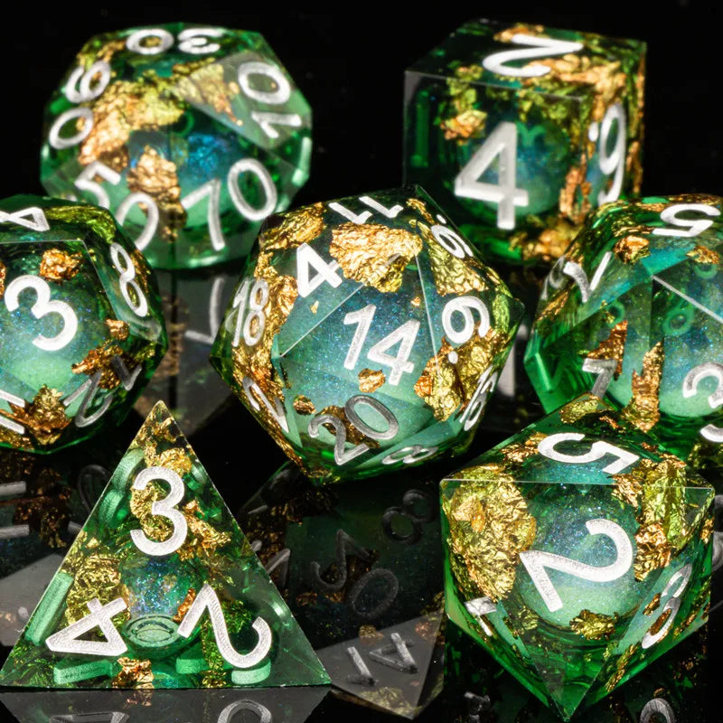 Sharp Edge Dice Dungeons and Dragons liquid core