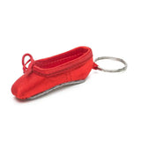 Handmade Mini Ballet Shoe Ballet Keychain Gift Satin