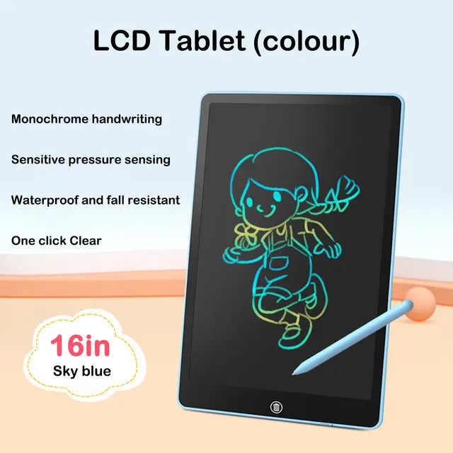 LCD Drawing Tablet for Kids - 6.5 to 16 Inch