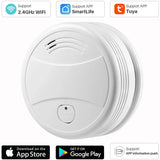 Tuya WiFi Smoke Detector Alarm Smart Fire Protection