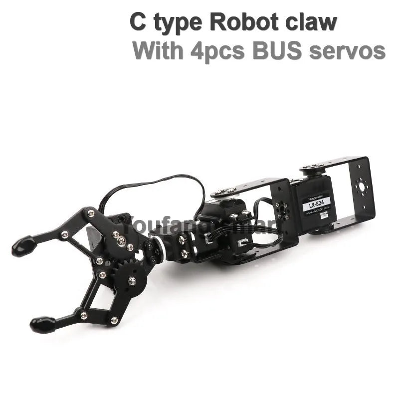 4 dof Robot Claw Clamp PWN/BUS Servo 500g