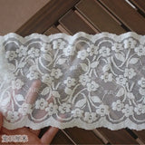 Elastic Hollow Floral Embroidery Lace Ribbon, DIY Apparel
