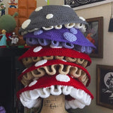 Fun Slouchy Mushroom Costume Hats Halloween Gift Warm