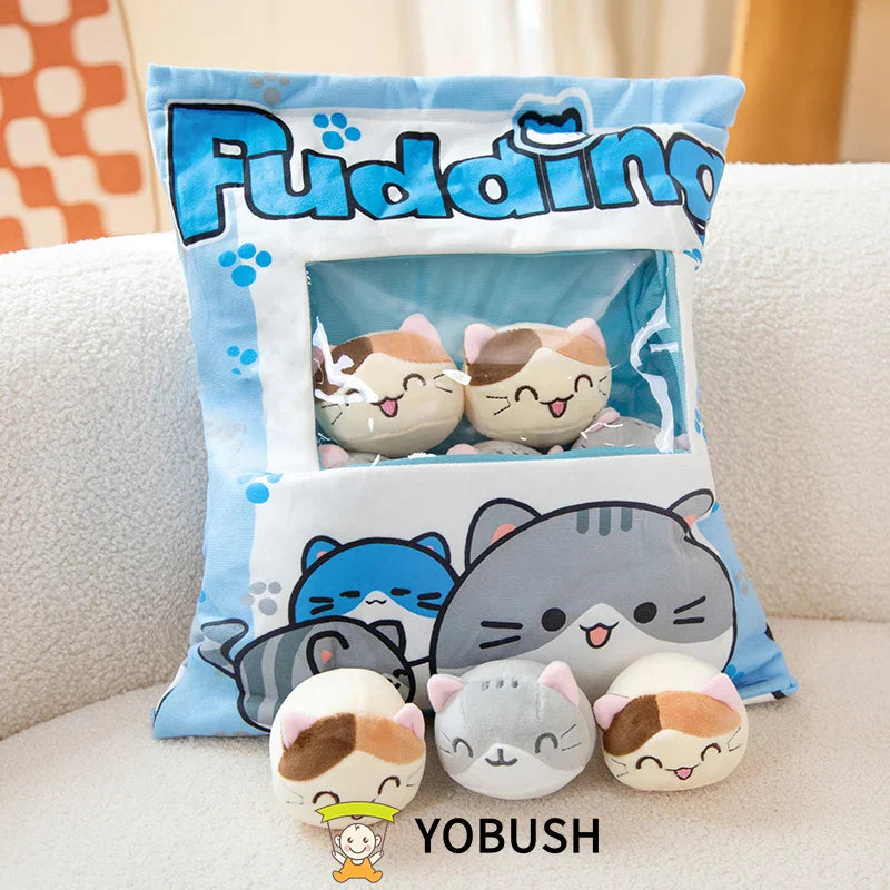 Cartoon Ramen Puff Cookie Bag Bubble Tea Plush