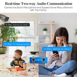 Techage 8CH 5MP 8MP Security Camera System 4K