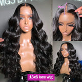 13x6 Hd Transparent Body Wave Lace Front Wig