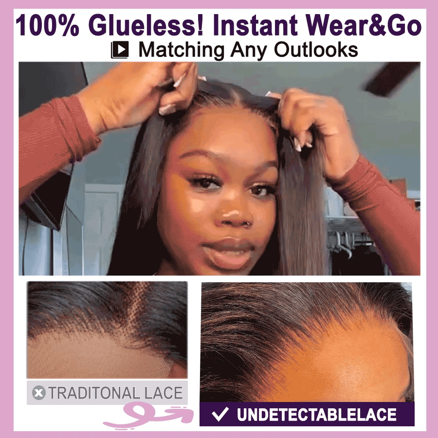 Glueless HD Lace Wigs Ready to Wear 250%