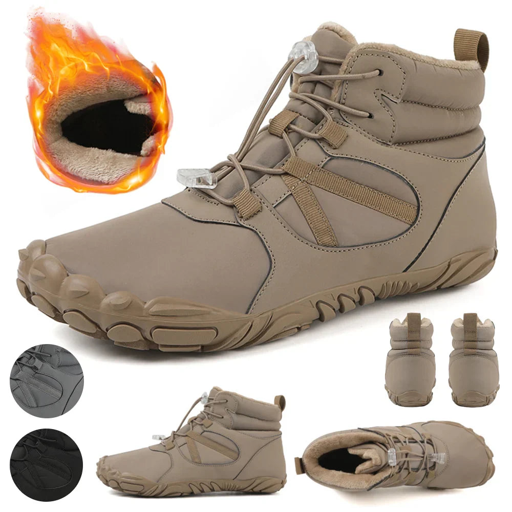 Winter Warm Snow Boots Non-Slip Jogging Sneakers Thickened