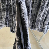 5m Natural Rabbit Fur Ribbon Tapes Frost Color