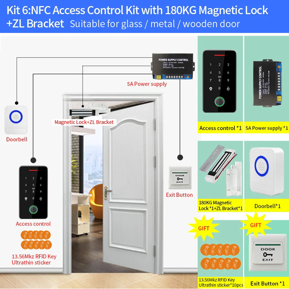 Asia Teco Outdoor IP67 Waterproof RFID 13.56MHz Biometrics