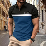 Spring Summer Autumn New Men's Short-sleeved Polo Shirt