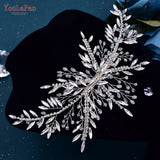 YouLaPan Bridal Hair Clip Wedding Headwear Women Clip