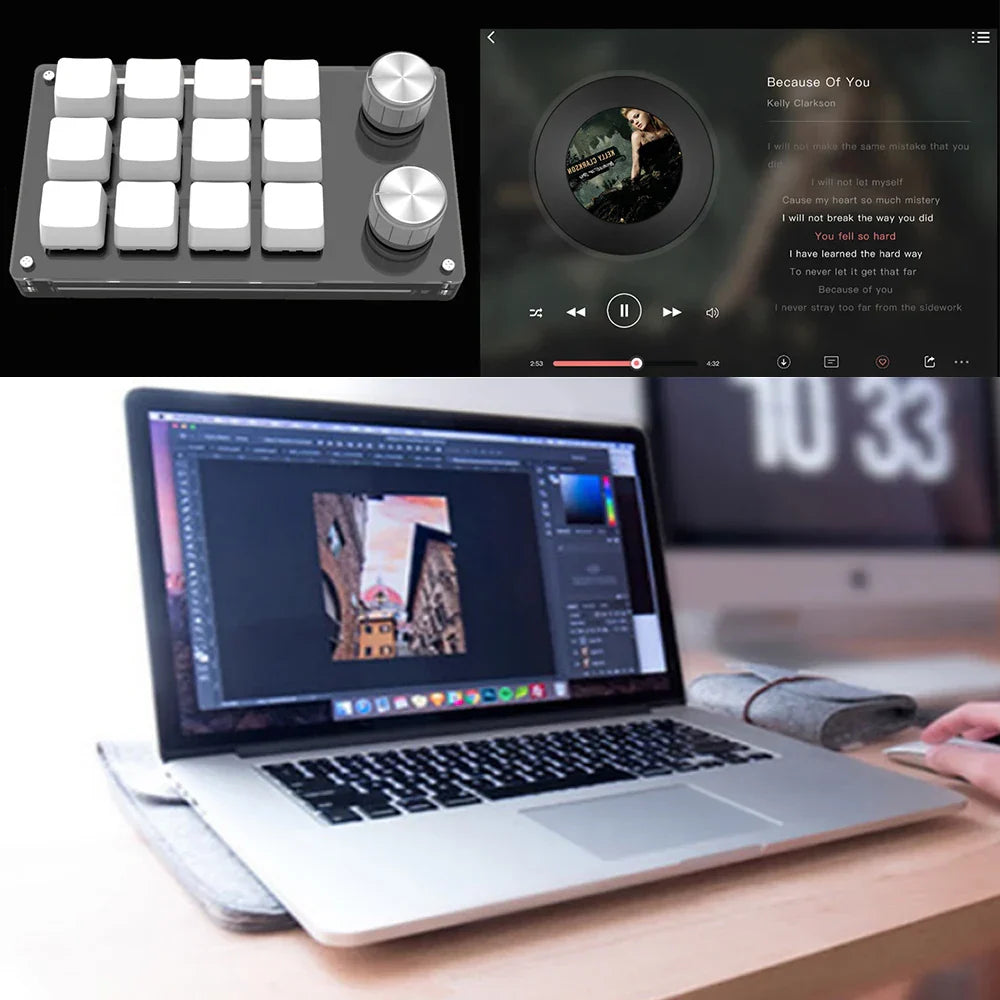 USB Macro Custom Mini Keyboard 12 Keys 2