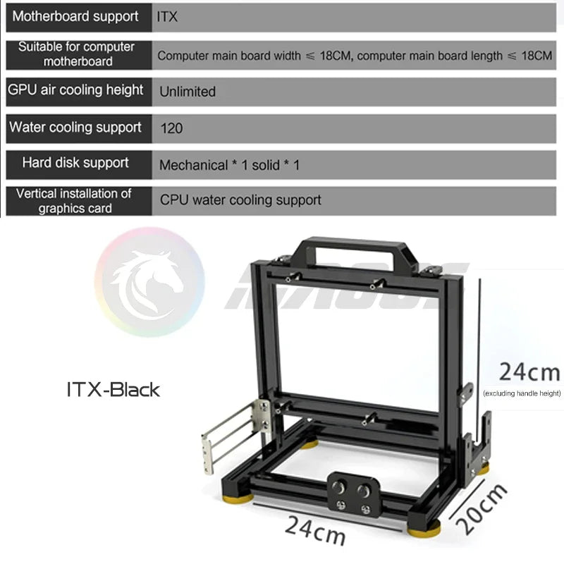 MOD Gamer Cabinet,DIY ITX MATX ATX PC Case