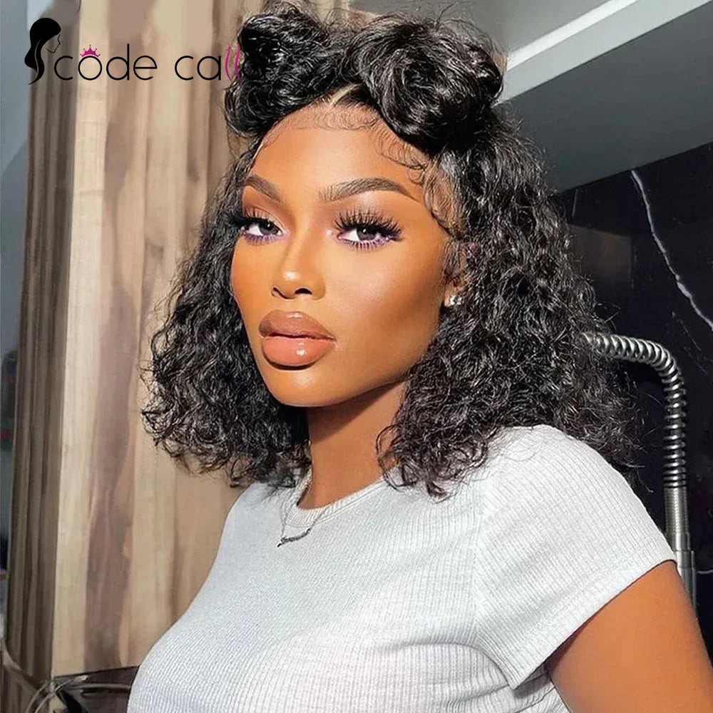 Ginger Lace Front Wig Human Hair HD Transparent