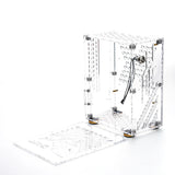 Portable Small Computer Case Plexiglass Shell Compact PC