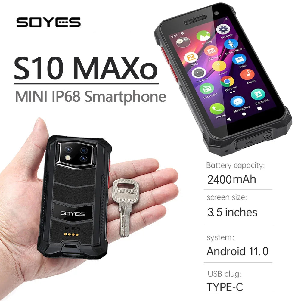 SOYES S10 MAXo 4G Rugged Mini Smartphone Android