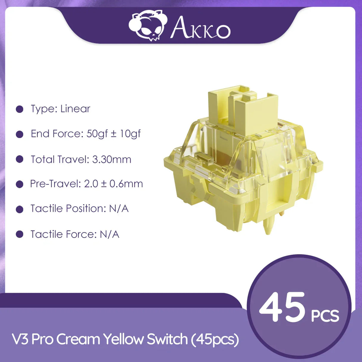 Akko V3 Pro Switches Tactile / Linear Switch