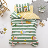 Children's Cotton Three-piece Set Kindergarten Nap Cartoon Bed