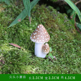 Miniatures Mushroom Garden Decoration Resin Statue Figurine