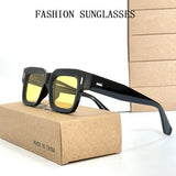 2024 New Square Sunglasses For Men Vintage Fashion