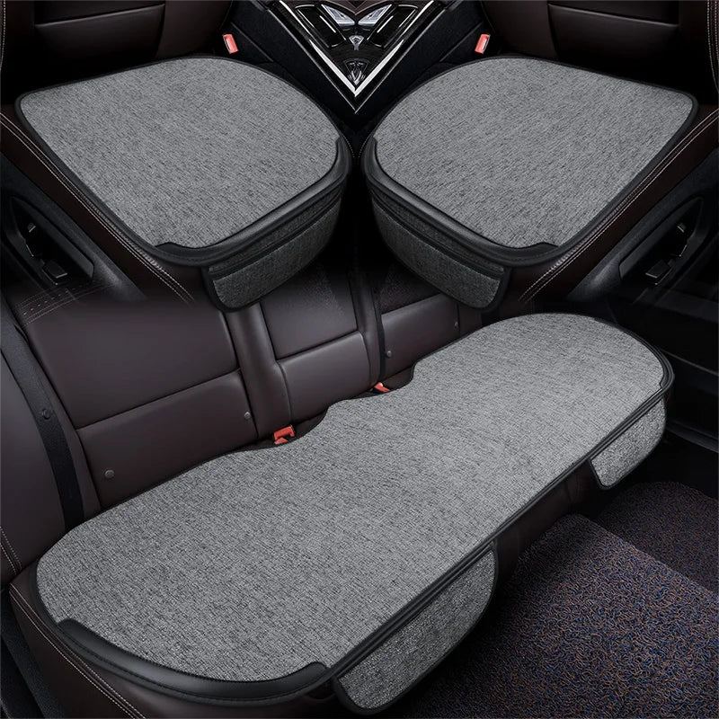 Summer Flax Car Seat Cover Front Rear Full