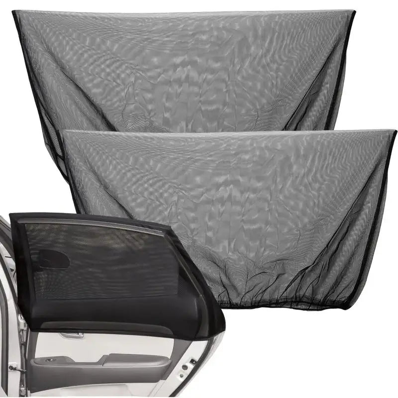 2Pcs Car Sunshade Curtains Side Window Shades Car