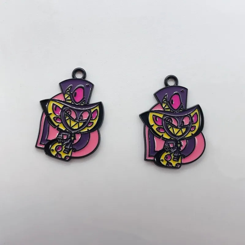 Random mixing10pcs Classic Cartoon Anime Earring Pendant DIY