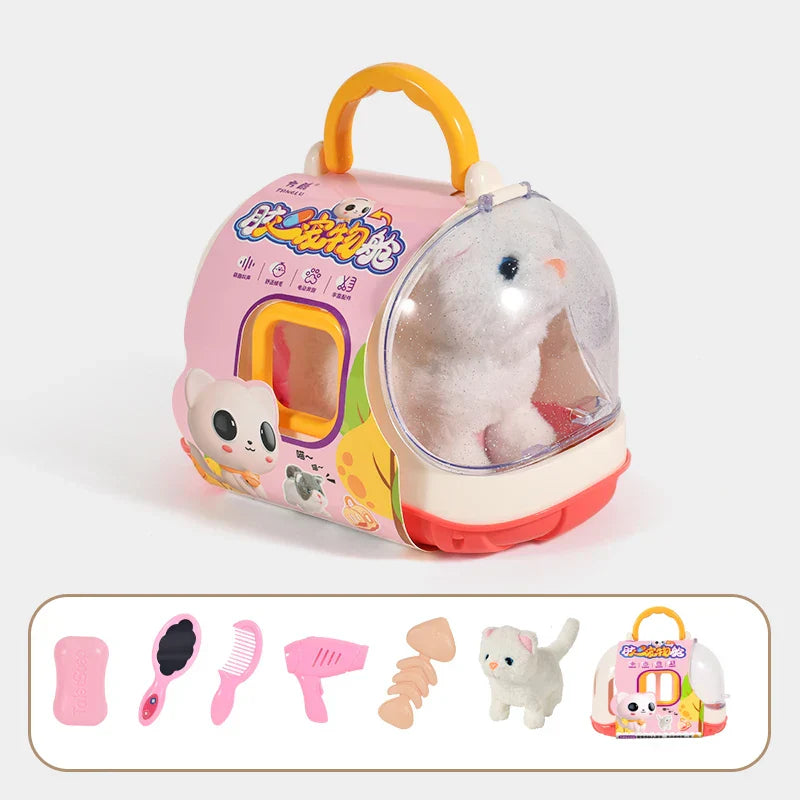 Children Pretend Play Pet Care Set Simulation Electric