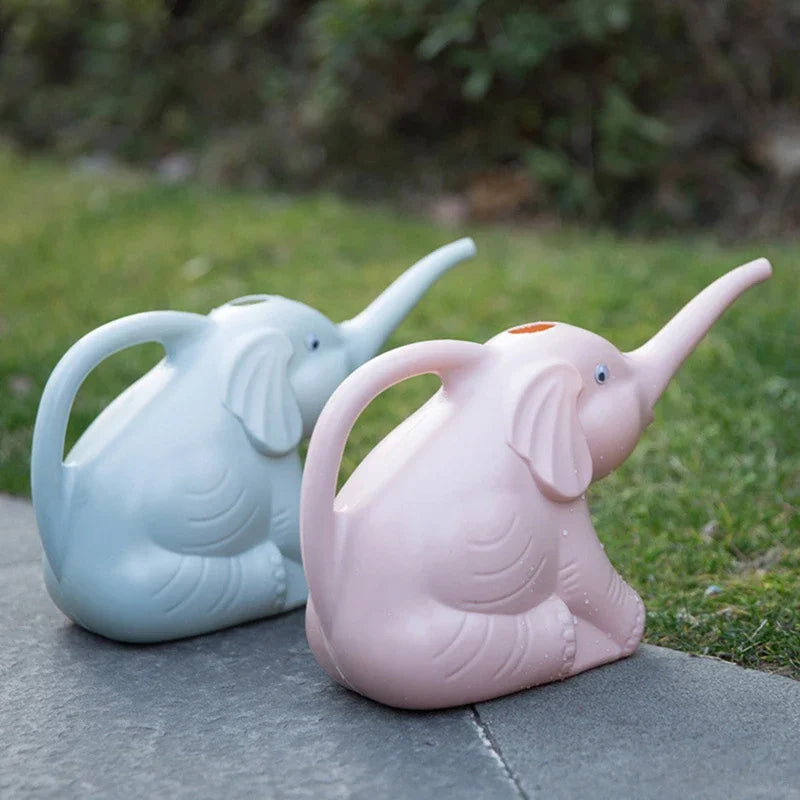 Elephant Shape Watering Can Pot Home Garden Flowers