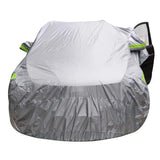 Universal SUV/Sedan Full Car Covers Outdoor Waterproof Sun Rain Snow Protection UV Umbrella Silver S-XXL Auto