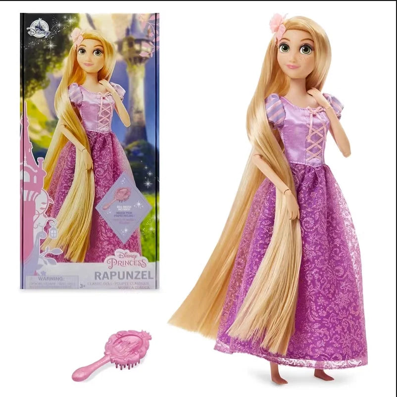 Disney Elsa Anna Doll Mermaid Rapunzel Bell Princess