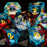 Sharp Edge Dice Dungeons and Dragons liquid core