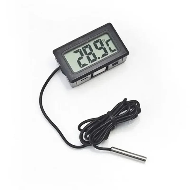 Mini Temperature Sensor LCD Car Digital Thermometer Hygrometer