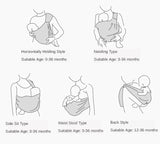 Cotton Wrap Sling Baby Carries Newborn Safety Ring