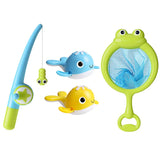 Magnet Baby Bath Fishing Toys Wind-up Swimming Whales