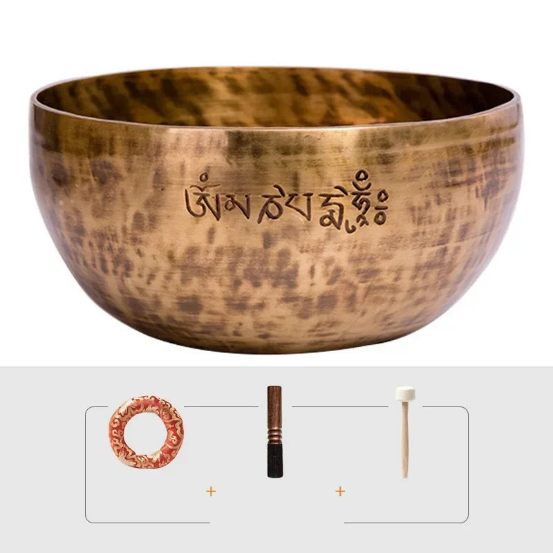 Handmade Buddhist Tibetan Singing Bowl Profession Percussion Instrument