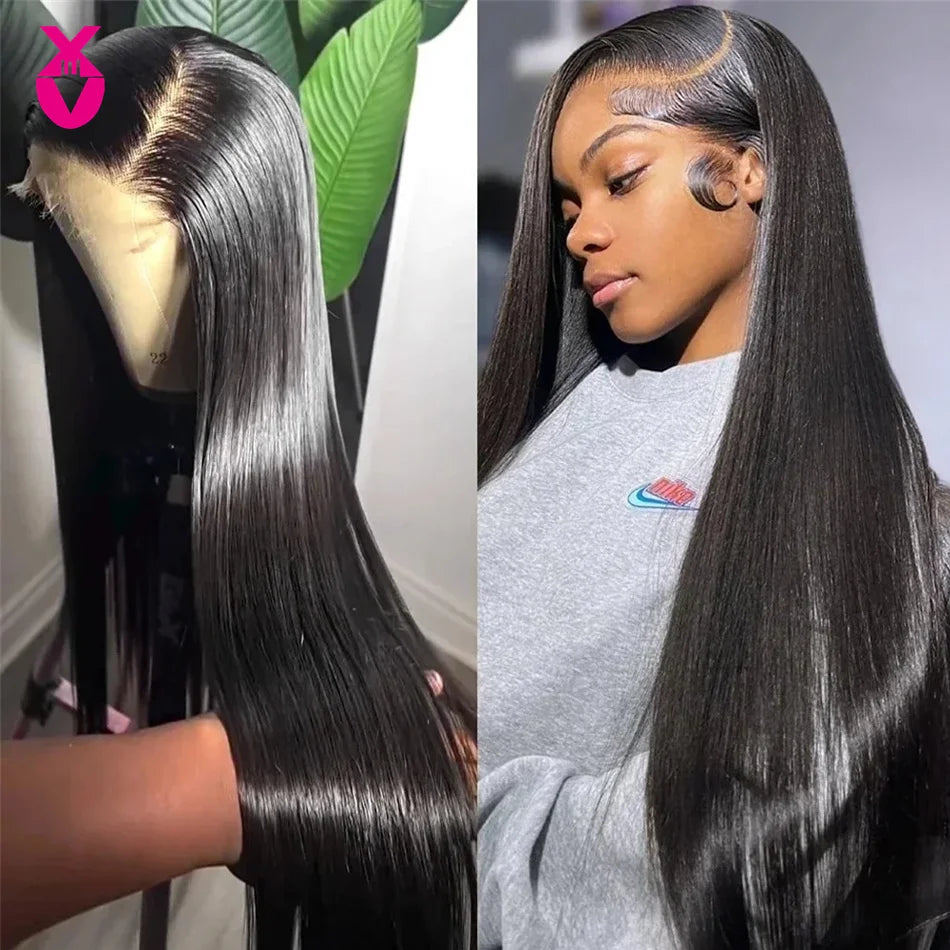 Bone Straight Lace Front Wigs Human Hair HD