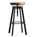 Industrial Swivel Bar Stools ,Wrought-iron Bar Chair,Household Lift