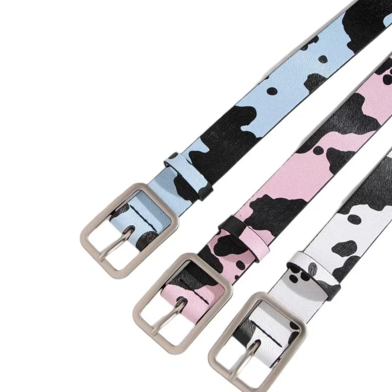 2023 Genuine Leather Women’s Belt with Gold Pin Buckle
