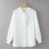 2022 Autumn Plus Size Women Shirt Fashion Solid