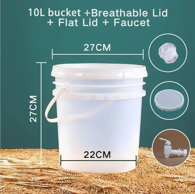 Kit Home Making Equipment Airlock Bucket Fermentation &