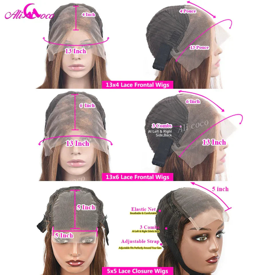 Wear And Go Wigs 5x5 HD Lace Closure