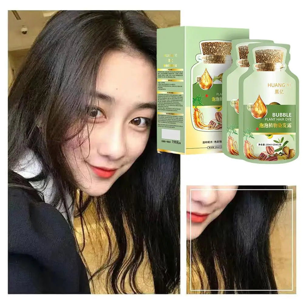 Permanent Hair Bubble Dye , Convenient And Effective