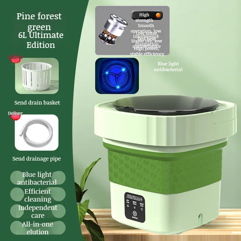 Portable Washing Machine Folding Mini Washing Machine Washing